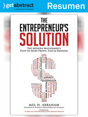 cover image of La solución del emprendedor (resumen)